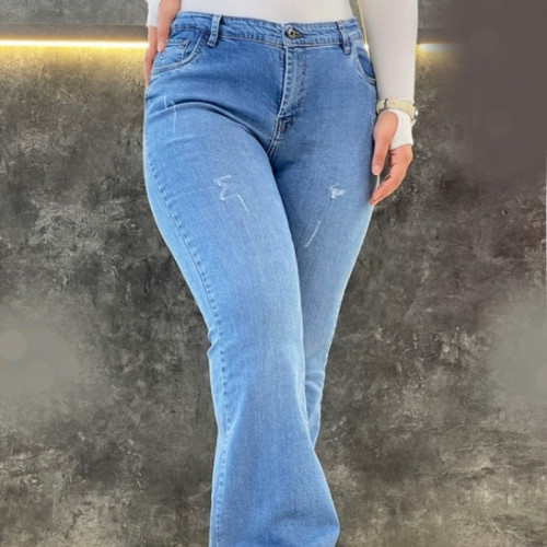 شلوار لی زنانه دمپا گشاد