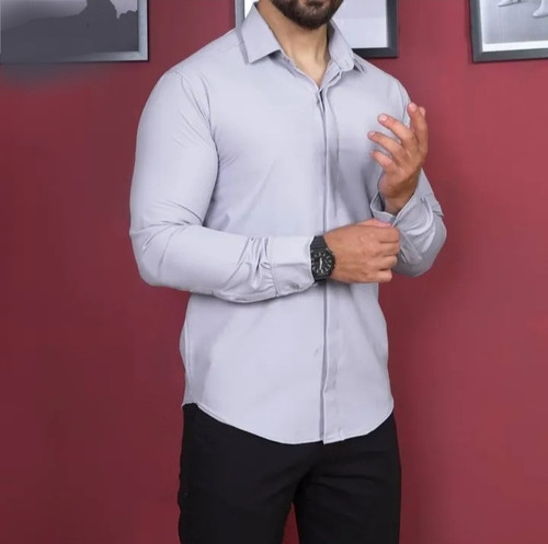 پیراهن دوشین دکمه مخفی