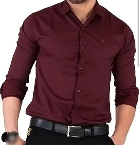 پیراهن اسپرت مردانه رنگ زرشکی