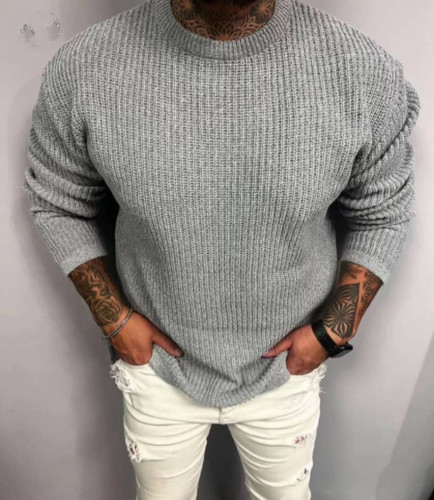 بافت یقه گرد مردانه