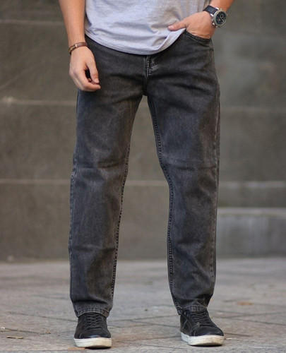 شلوار لی مام استایل بدون زاپ