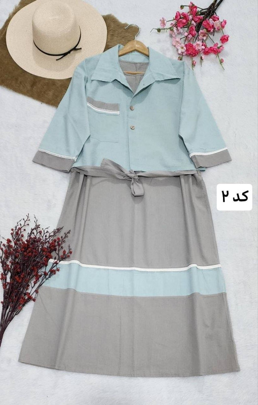 ست سارافون و کت زنانه جنس لنین