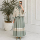 ست سارافون و کت زنانه جنس لنین